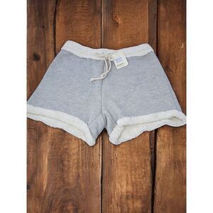 NWT DONNI Poodle French Terry Shorts Size Medium Women Drawstring Waist Made USA